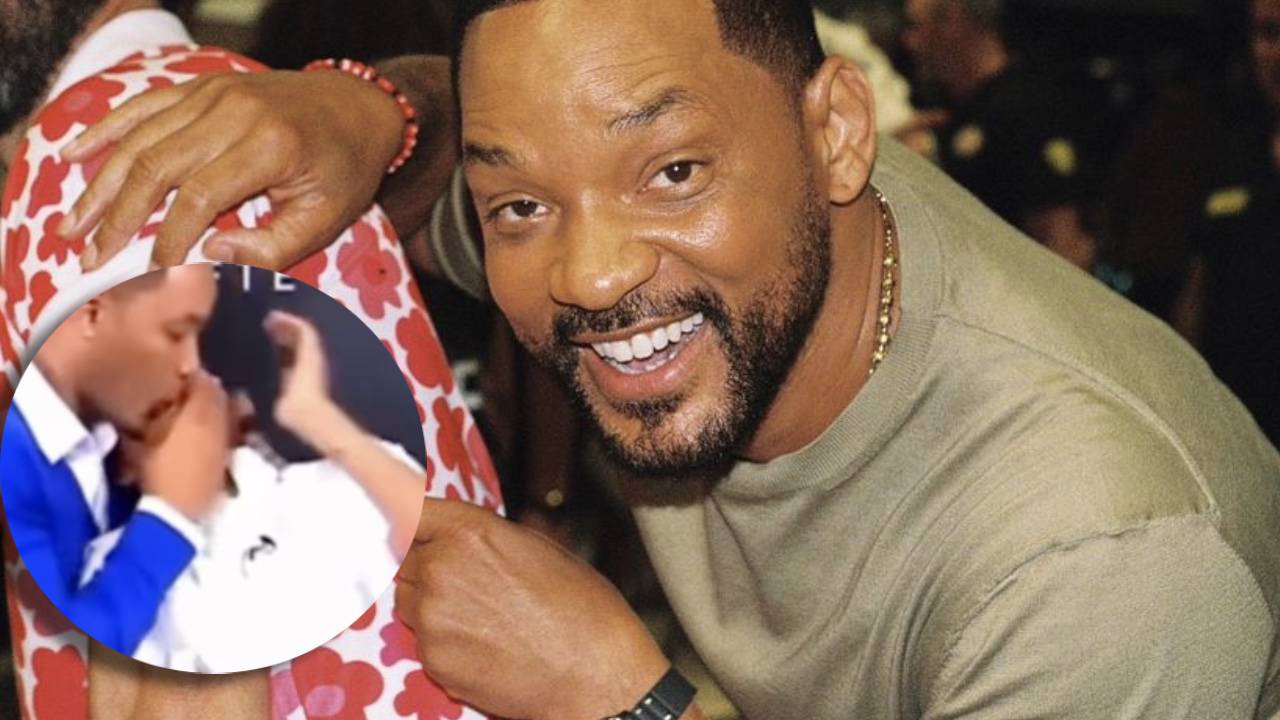 Will Smith bacia sulla bocca il figlio Jaden Smith contro la sua volontà