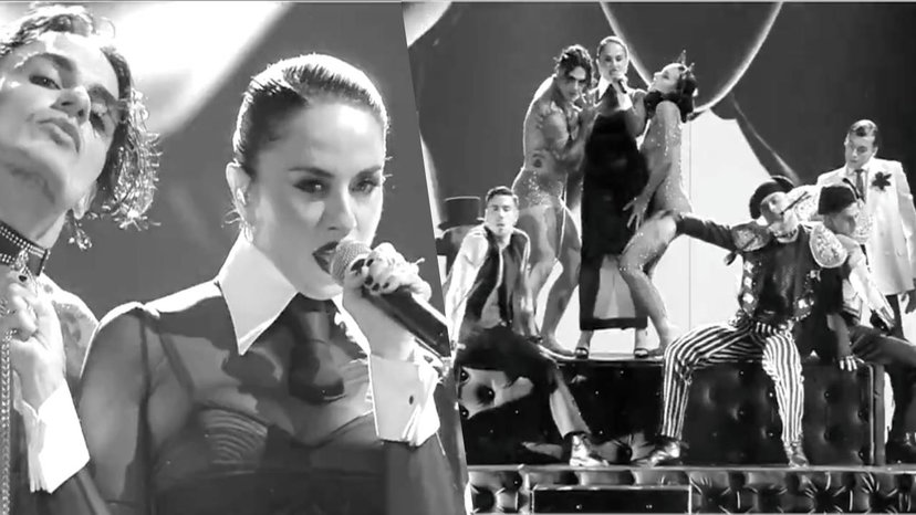 Paola Iezzi meravigliosa con Vogue di Madonna ad X Factor preview