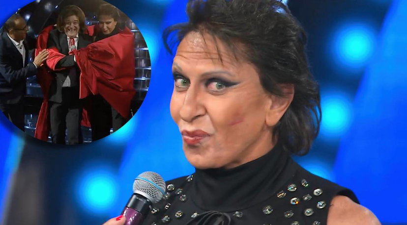 Roberto Ciufoli imita Angela dei Ricchi e Poveri ma scivola dalle scale: il video preview