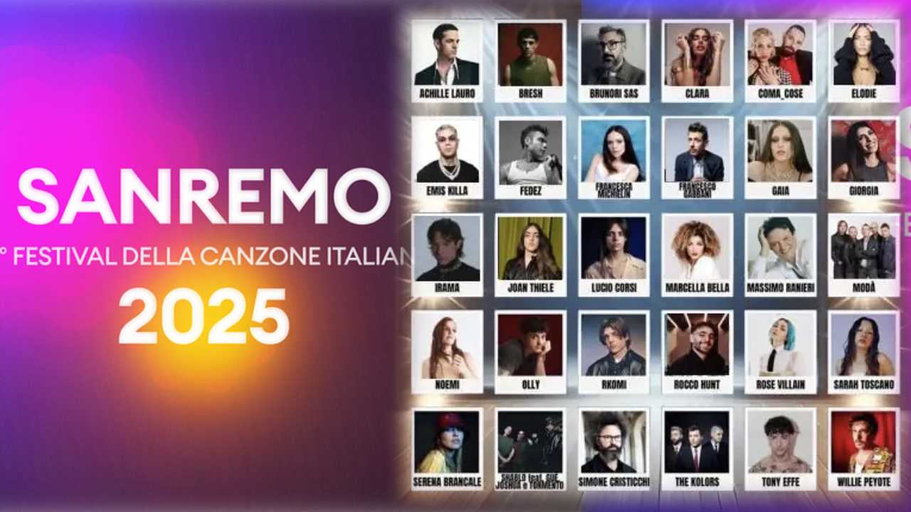 Duetti Sanremo 2025: tutti gli abbinamenti