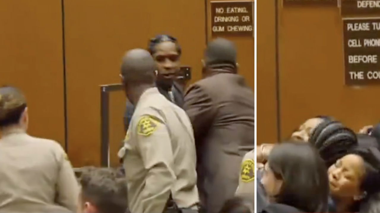 ASAP Rocky si tuffa addosso a Rihanna in tribunale dopo la sentenza