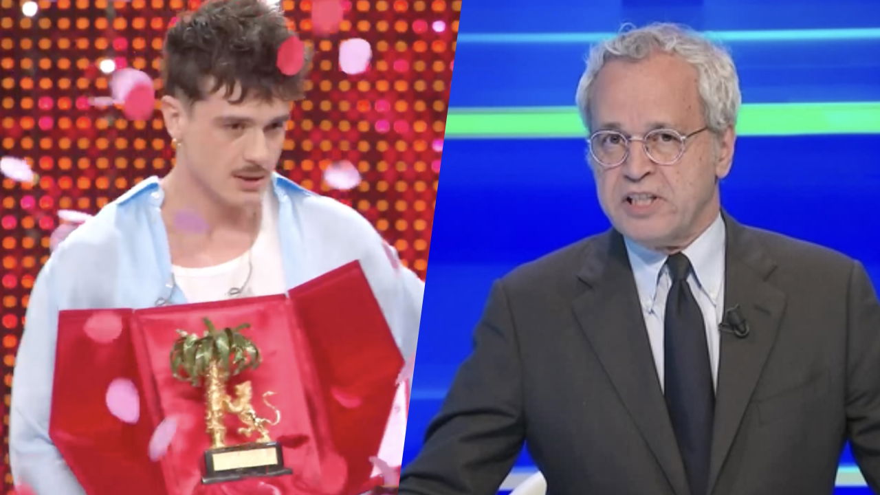 Mentana fa scoppiare una polemica sulla vittoria a Sanremo