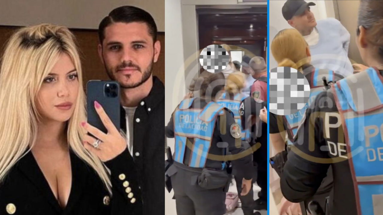 Wanda Nara urla disperata contro Icardi, il video choc con la Polizia