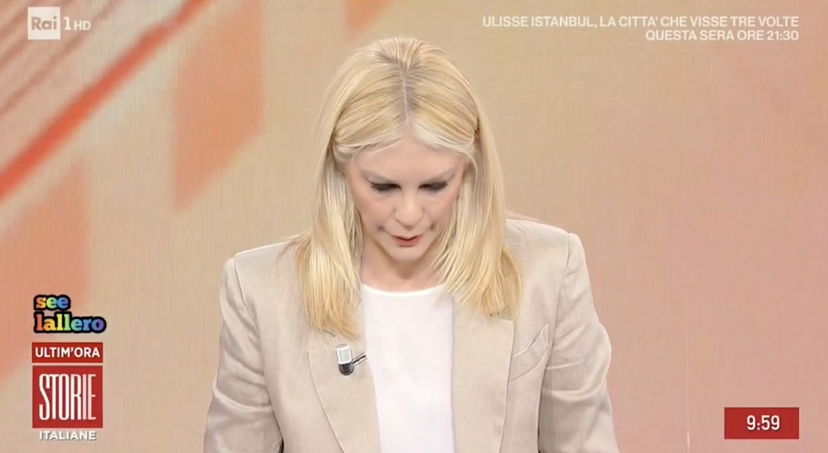 Il momento esatto in cui Eleonora Daniele annuncia la morte di Papa Francesco preview