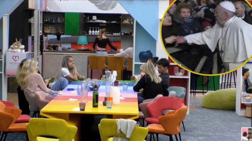 Inquilini di The Couple scoprono della morte del Papa, fanno strani discorsi e vengono censurati preview