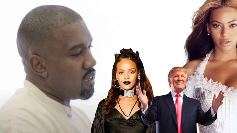 Kanye se la prende con molti vip e scrive frasi gravissime preview