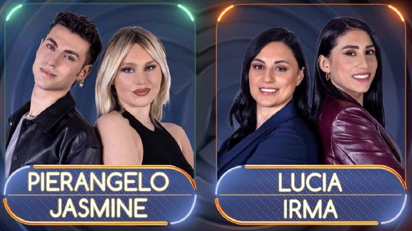 Lucia e Irma o Pierangelo e Jasmine, coppia eliminata a The Couple: cosa dicono i sondaggi preview
