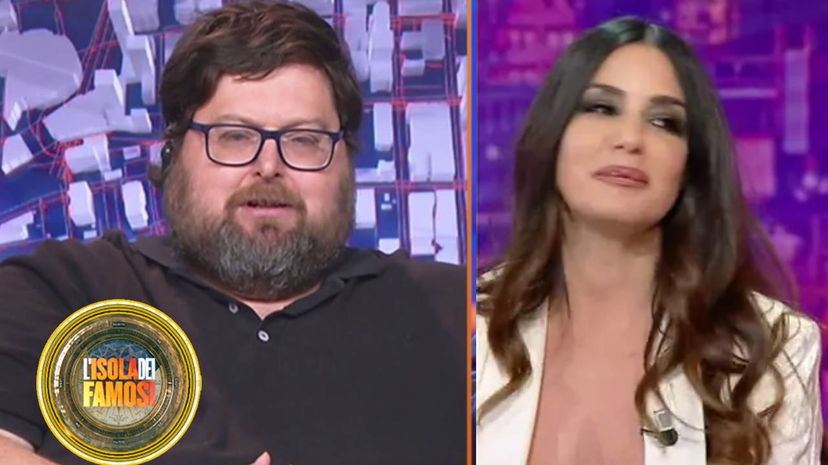 Mario Adinolfi e Alessia Fabiani a L’Isola dei Famosi preview