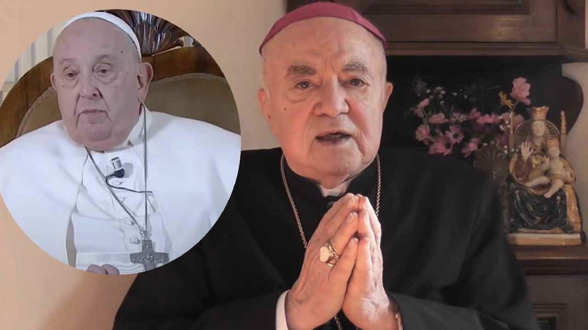 Viganò, l’arcivescovo pubblica la sua intervista contro Papa Francesco: “Cancellata da Mediaset” preview