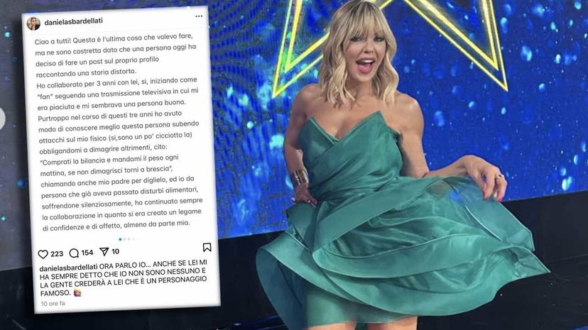 L’assistente di Brandi si sfoga: “Obbligata a dimagrire, mi urlava contro” preview