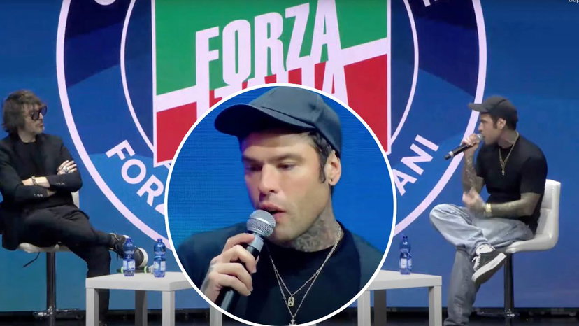 Congresso Forza Italia Giovani, cosa ha detto Fedez, critiche a Travaglio e alla sinistra: “Chi voterei?” preview