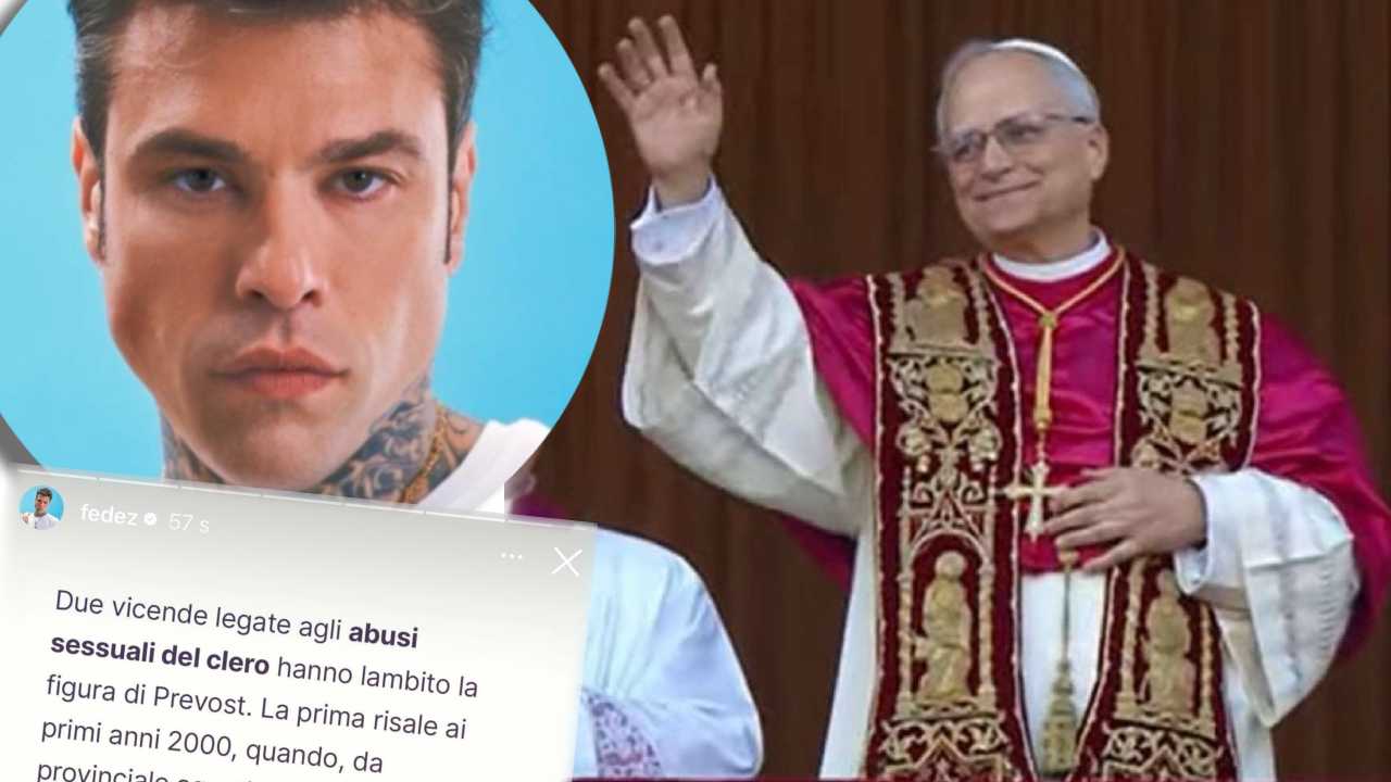 Fedez, la storia criptica sul nuovo Papa Leone XIV