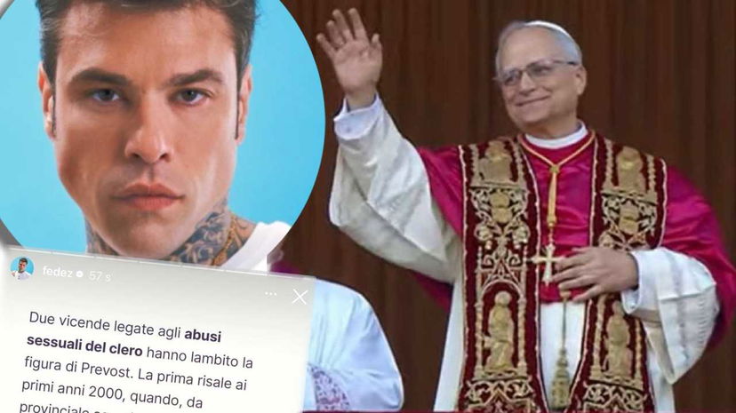 Fedez, la storia criptica sul nuovo Papa Leone XIV preview