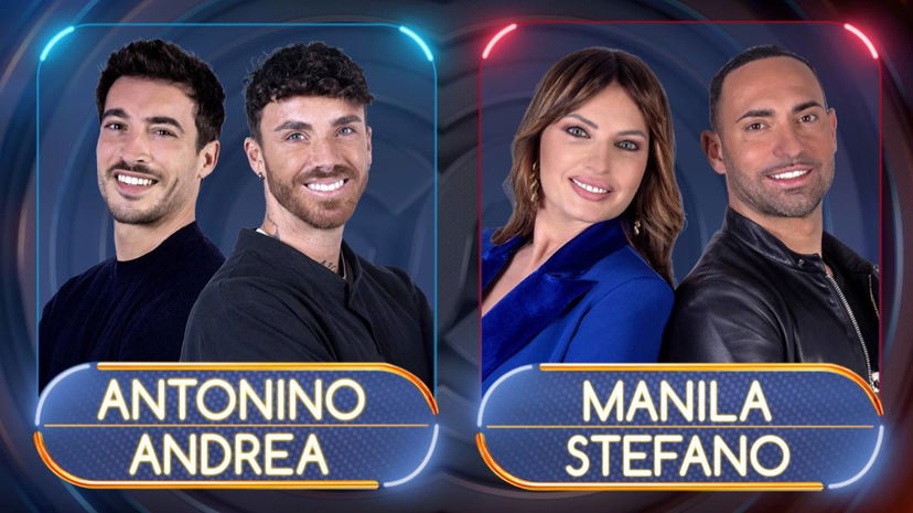 Manila e Stefano o Antonino e Andrea, chi esce a The Couple: i sondaggi preview