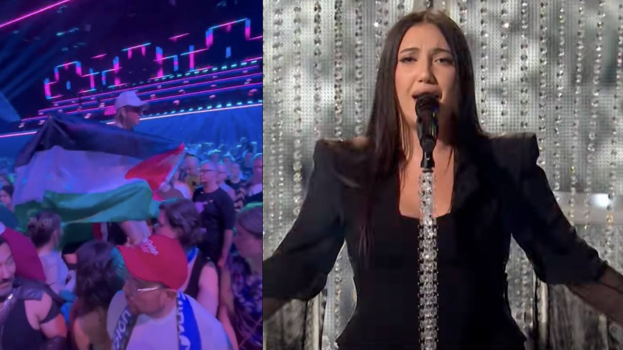 Urla e fischi per Israele all’Eurovision, contestatori trascinati fuori