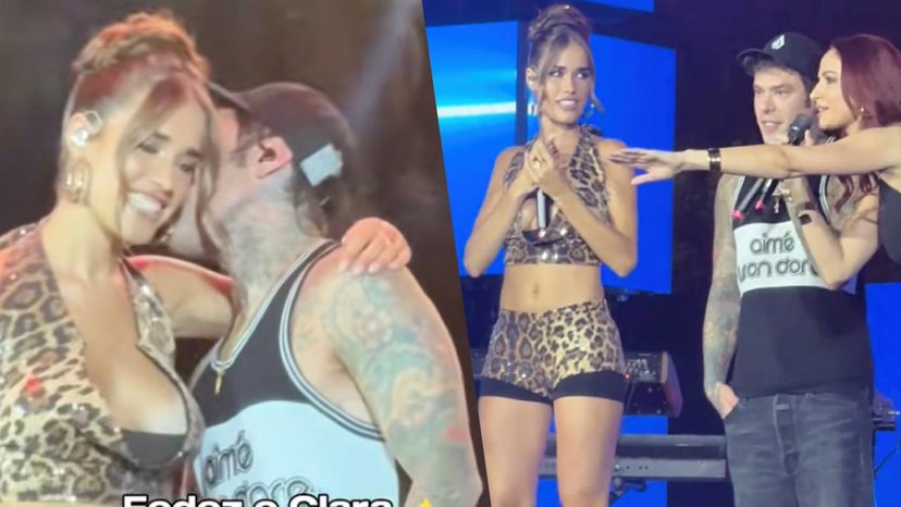 Imbarazzo per Fedez e Clara al Tim Summer Hits, il video preview