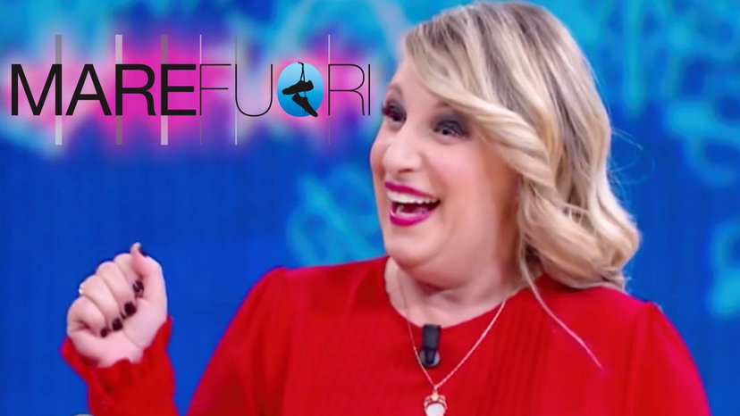 Katia Follesa sta insieme a un protagonista di Mare Fuori preview