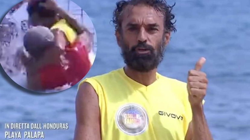 Violento scontro fisico e minacce a L’Isola dei Famosi fra Omar e Dino: cosa è successo preview