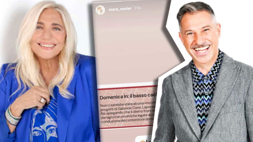 Mara Venier pubblica una storia su Gabriele Corsi che replica seccato preview