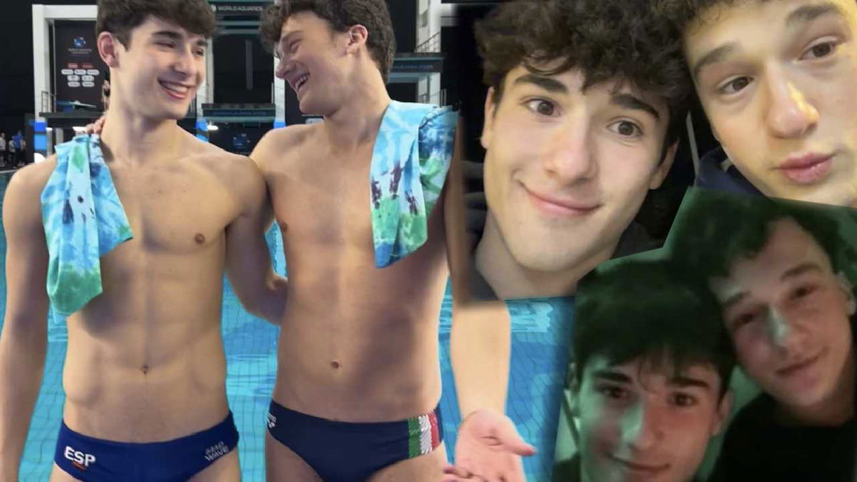 Matteo Santoro e il fidanzato Max Liñan insieme ai Mondiali di Singapore article-post