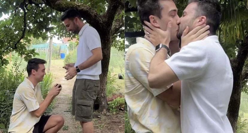 Emanuele Ferrari e Andrea Iori si sposano, la dolce proposta preview