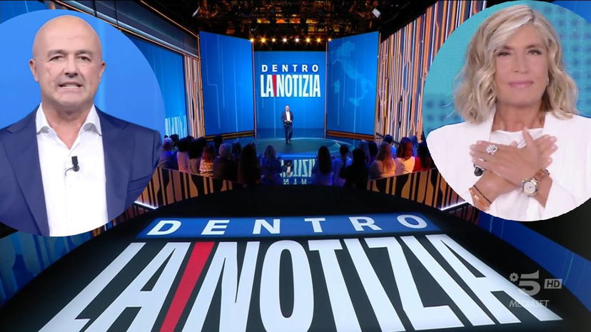 Nuzzi, i saluti a Dentro la Notizia e l’intervento di Myrta Merlino preview