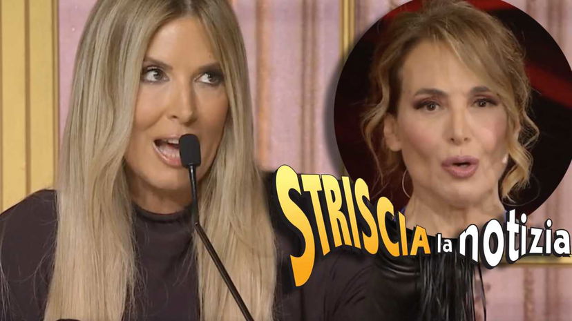 Striscia sente un vaffa di Barbara nei confronti di Selvaggia preview
