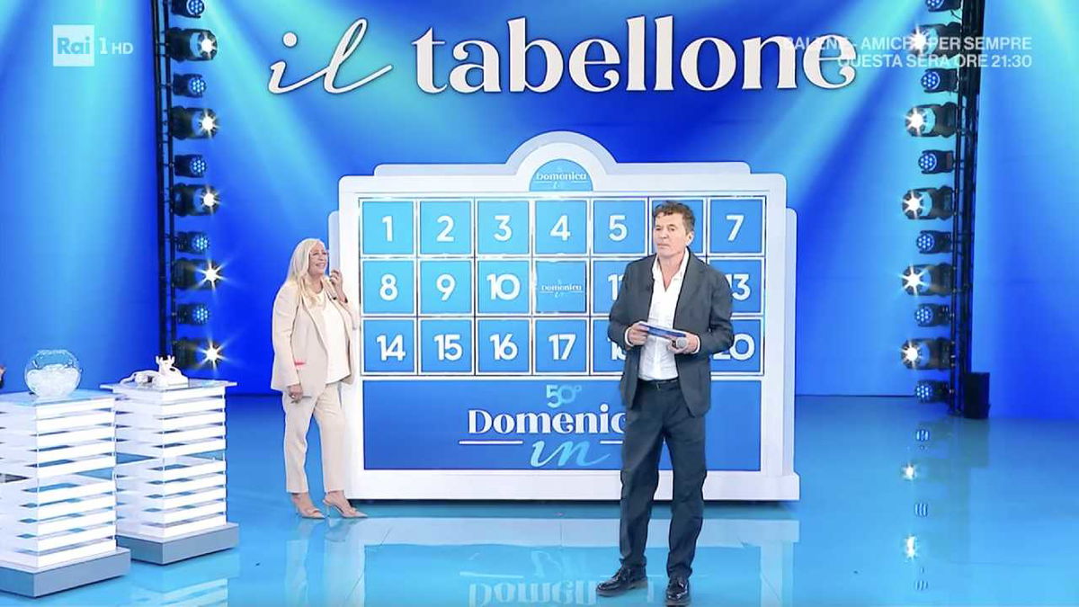 Mammucari polemico sul vecchiume televisivo, poi fa il Tabellone a Domenica In article-post