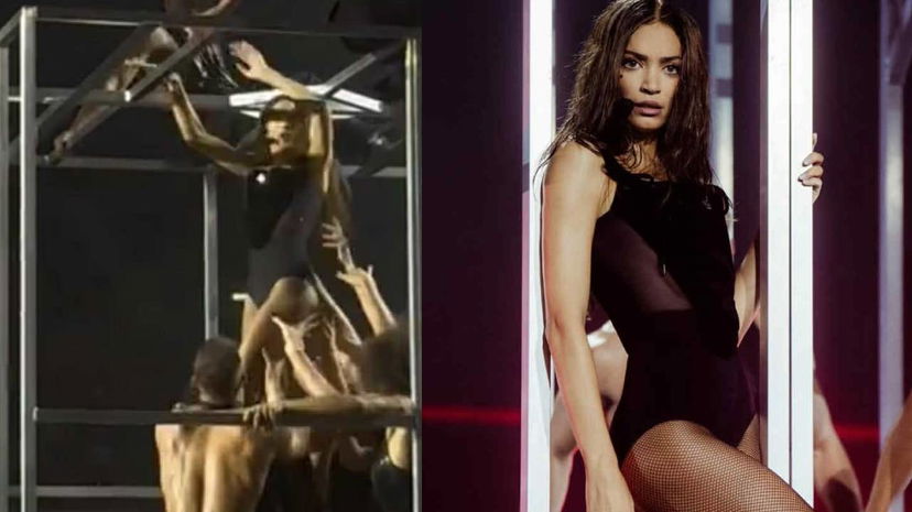 Elodie sbatte la testa in concerto, il video preview