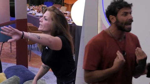 Rissa sfiorata al Grande Fratello: Domenico e Valentina contro tutti preview