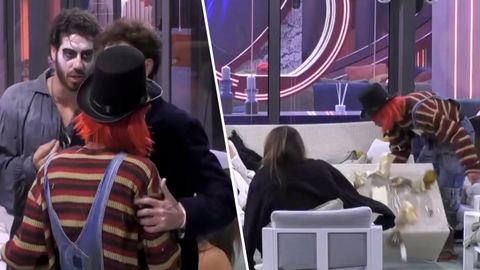 Simone ubriaco al GF ribalta il tavolo e fa infuriare Omer preview