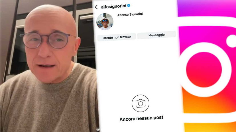 Alfonso Signorini ha disattivato il profilo Instagram preview