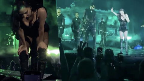 Ballerino cade dal palco, Lady Gaga interrompe il concerto preview