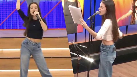 Cristina di Operación Triunfo Spagna canta La Noia di Angelina Mango preview