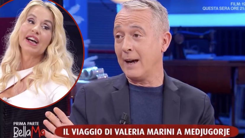 Diaco e Valeria Marini, scintille in diretta: “Contratto finito, non fare polemiche, è inelegante” preview