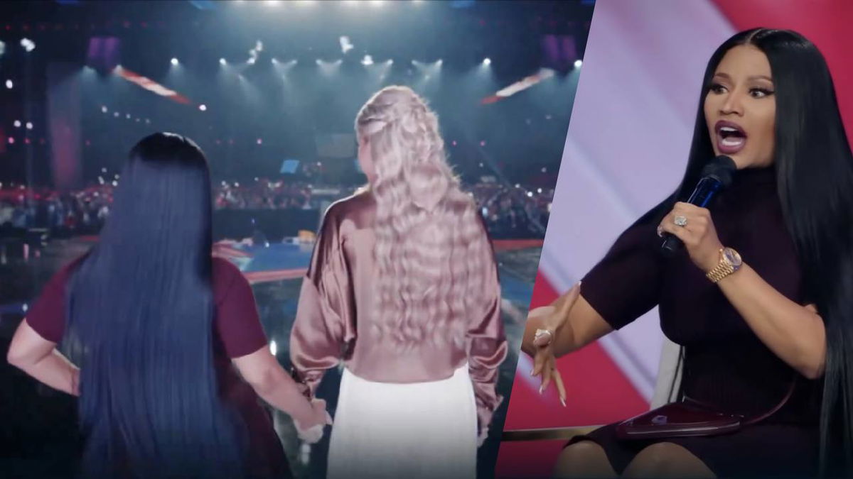 Nicki Minaj completa la sua trasformazione MAGA sul palco con Erika Kirk article-post