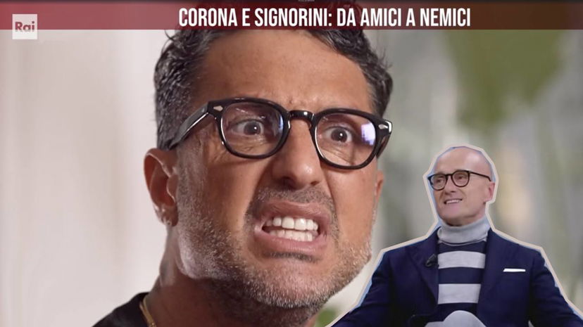 Corona svela in Rai perché ha voltato le spalle a Signorini: “Avevamo un’amicizia, cosa si è rotto” preview