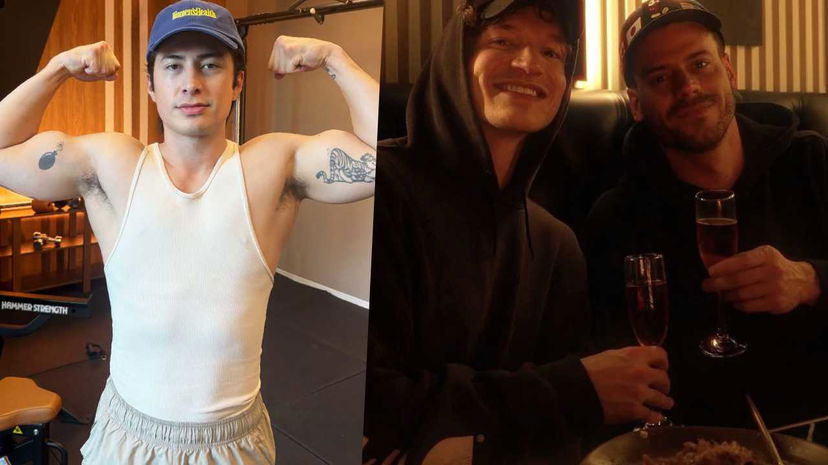 Hudson Williams a Milano, Connor Storrie e François Arnaud insieme preview