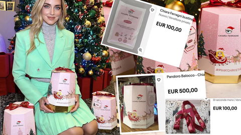 Pandoro Ferragni venduto a prezzi folli su Ebay: fino a 1000 euro (100 euro per il nastro) preview