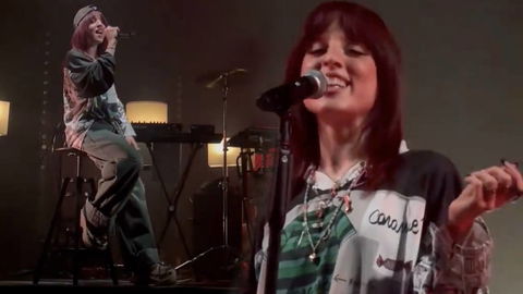 Angelina torna a cantare, nuova versione de La Noia e discorso toccante sul palco: “Marta mi ha salvato la vita” preview