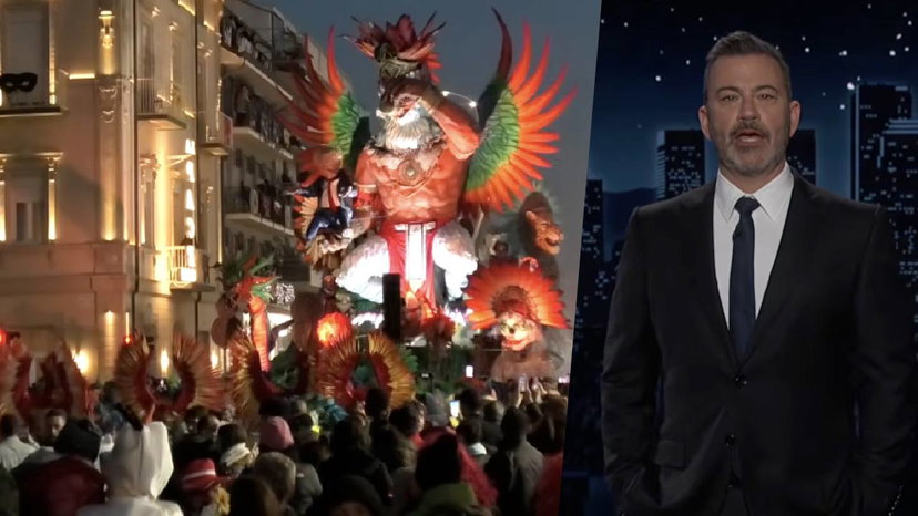 Il Carnevale di Viareggio finisce al Jimmy Kimmel Live, il video preview