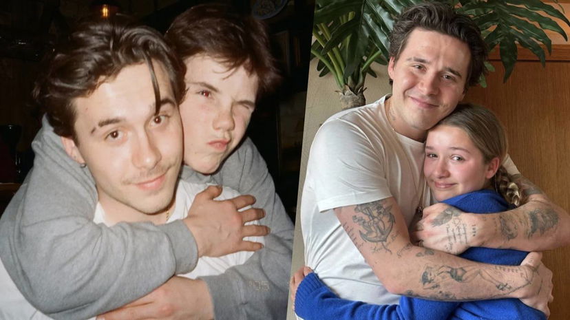 Harper e Cruz Beckham tentano la pace con il fratello Brooklyn, lui li ignora preview