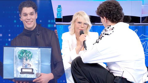 Nicolò Filippucci ha vinto Sanremo Giovani: reazione di Maria De Filippi preview