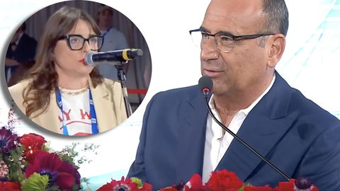 Battibecco in conferenza stampa fra Carlo Conti e una giornalista: cosa è successo preview