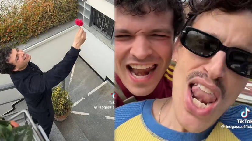 Leo Gassmann e Aiello: dal bacio mancato a Sanremo agli abbracci su TikTok preview
