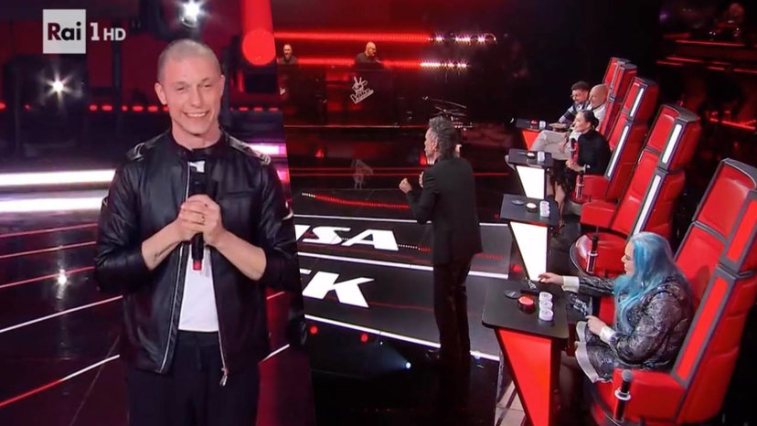Marco Venturini a The Voice Generations, i giurati non lo riconoscono preview