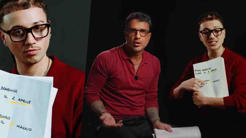 Sayf imita Fabrizio Corona e rappa sulla sigla di Falsissimo: “Paurina?” preview