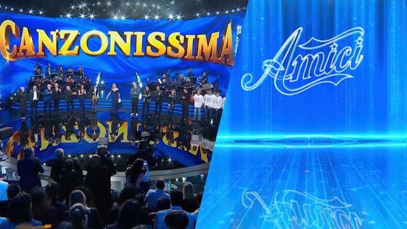 Ascolti del 4 aprile: Canzonissima vs Amici, i dati delle terze puntate preview