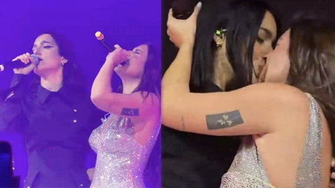 Gaia e Levante si baciano (ancora) in concerto preview