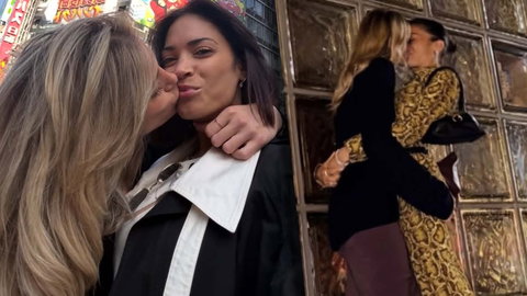Baci in Giappone fra Elodie e Franceska Nuredini preview
